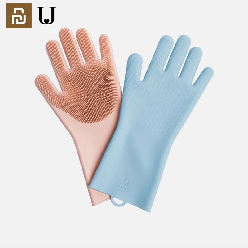 Xiaomi-JJ-Magic-Silicone-Cleaning-Gloves-Insulation-non-slip-Dishwashing-Glove-Double-sided-Wear-Gloves-for
