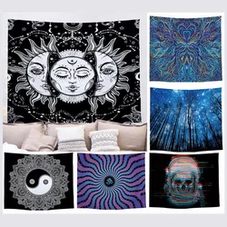 1pcs Hot Forest Tapestry Cotton Hanging Cloth Nordic Style Art Digital Printing Background Flamingo Skull Decor Rug Carpet Wall