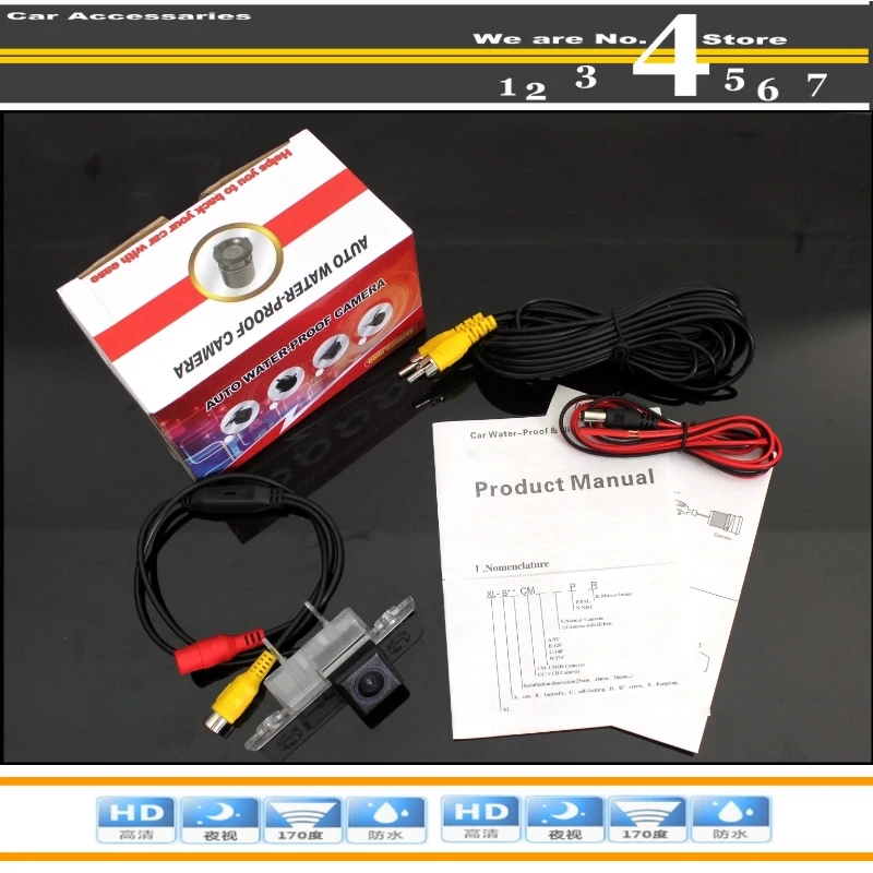 Car Camera For Ford Fiesta MK5 ST : Classic : Ikon 2002~2008 High Quality Rear View Back Up Camera For PAL : NTSC | Function RCA5