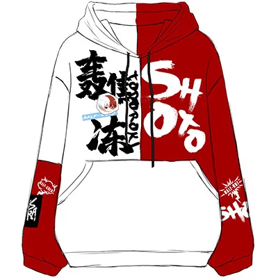My Boku No Hero Academy; костюмы для косплея; толстовки с капюшоном; Топ Todoroki Shoto; свитер; пуловер; пальто с капюшоном