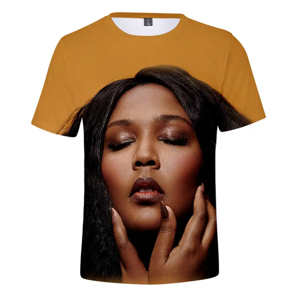 2019 Горячая Певица LIZZO Футболка Мужская/женская летняя Harajuku футболка с коротким
