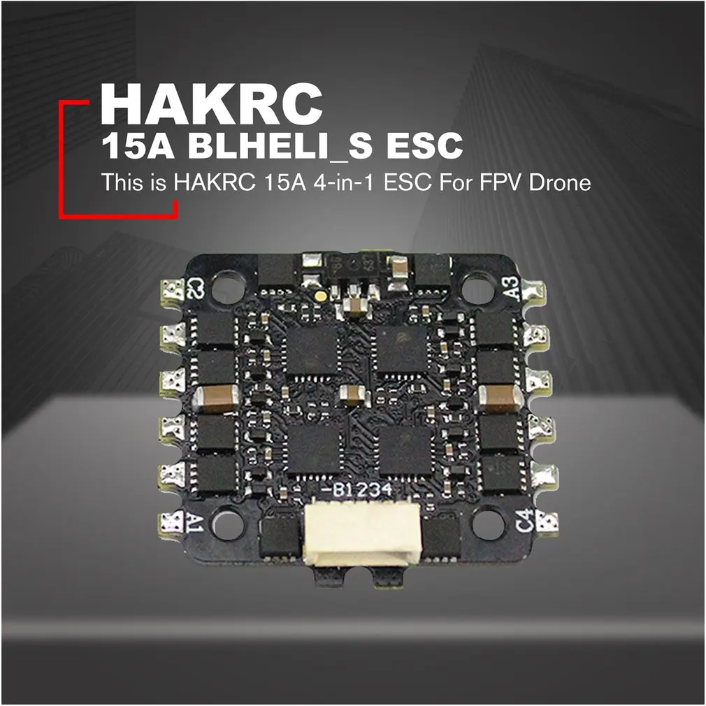 

15A 4-IN-1 BLHELI_S ESC Mini F3 F4 Flight Controller Board Built-in Barometer OSD 20x20mm Brushless Support 4S For FPV Drone