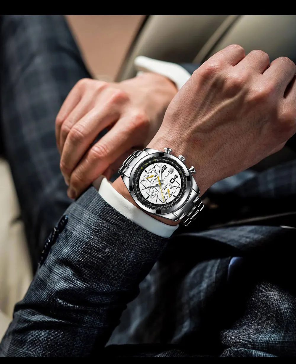 2022 Ever Move New Best-Selling Multifunctional Timing Business Sports Waterproof Men's Quartz Electronic Watch