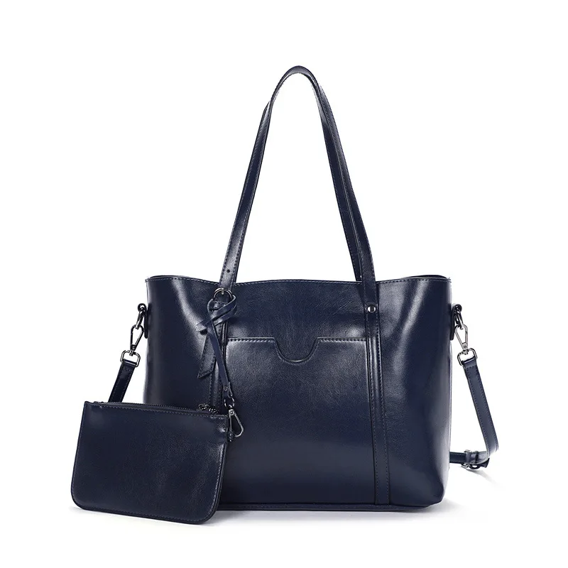 Royal blue Женская косая сумка через плечо модная кожаная Высококачественная кожаная женская сумка сумочка - Цвет: Royal blue