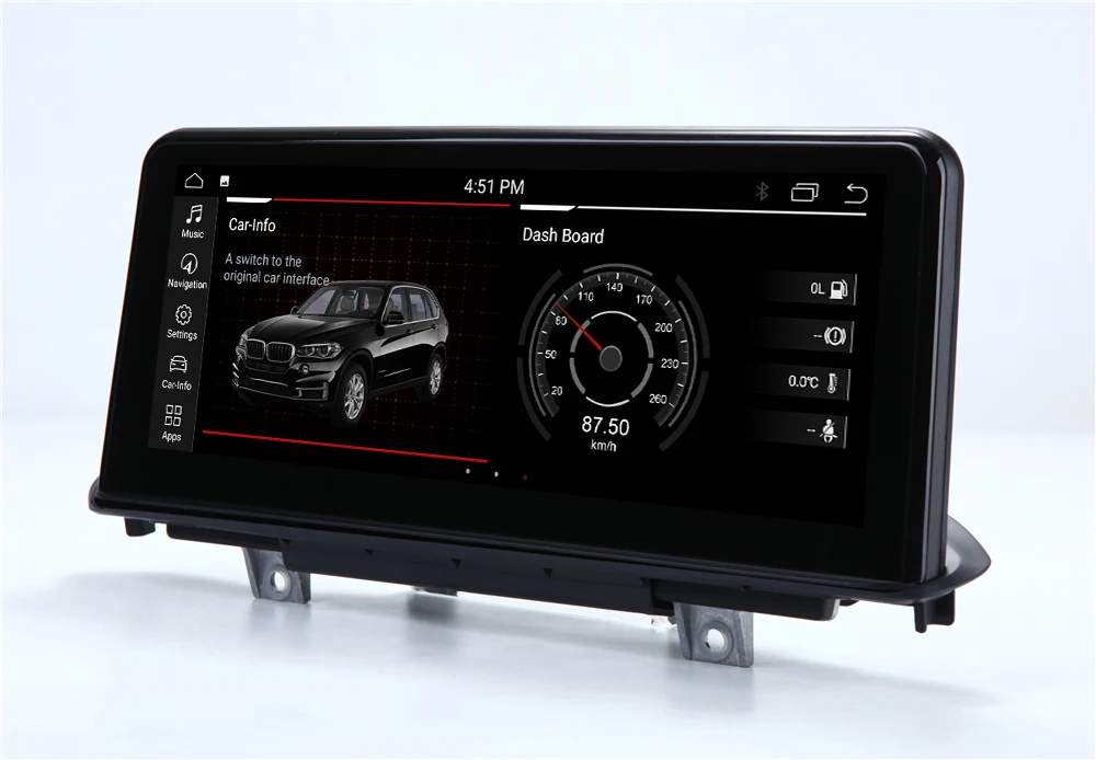 НБТ 10,25 дюймов 4 ГБ ОЗУ 64 Гб ПЗУ Android 9,0 система Автомобильная gps навигация медиа стерео радио для BMW X5 F15 X6- НБТ система