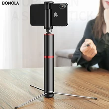 Bonola портативный Bluetooth селфи-палка для смартфона мини-селфи-палка штатив скрытый Bluetooth пульт дистанционного управления для мобильного телефона