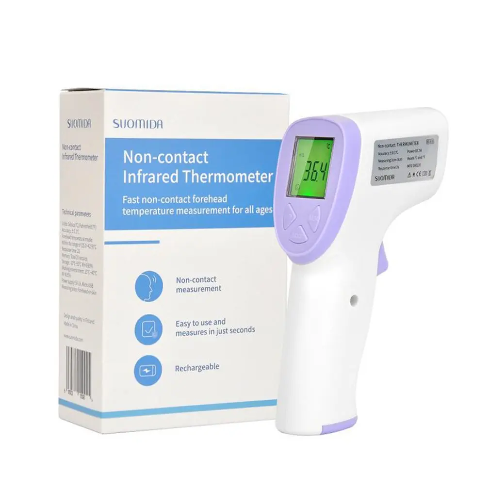 

Digital Infrared Thermometer Non-contact Forehead High Precision Thermometer Industrial Temperature Meter Tool Baby Thermometer