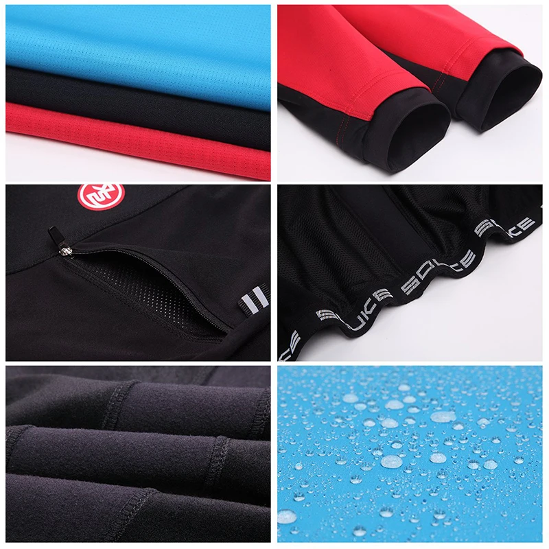 2019 Man's Cycling Jersey Winter Fleece Thermal Warm Bicycle Jersey Windproof Anti-sweat ciclismo Rainproof Riding Bike Jacket