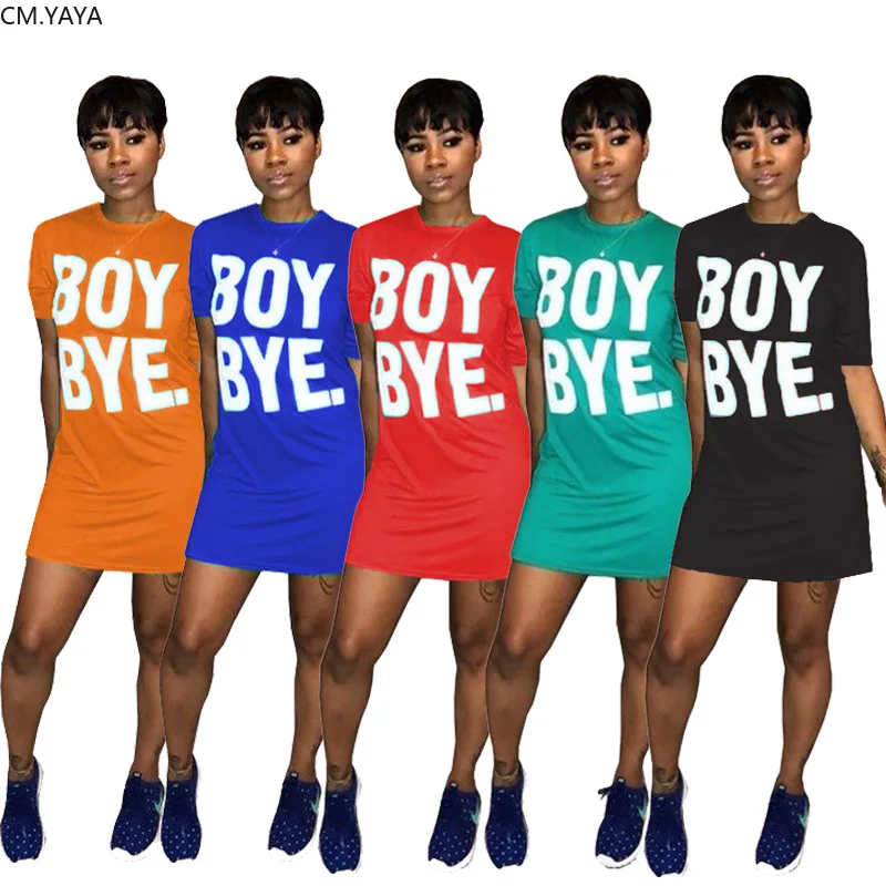 boy bye t shirt dress