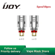 5 шт. 10 шт. IJOY сменная катушка для IJOY Saturn комплект 0.6ohm/1.0ohm сетчатая катушка IJOY Saturn катушка электронная сигарета Vape катушка