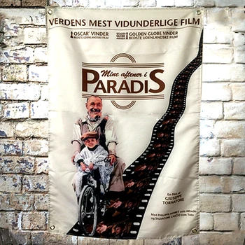 

Paradise Hollywood Movie Poster Flag Banner Tapestry Wall Hanging Tapestries Wall Cloth Stickers Bedside Bedroom Home Decor