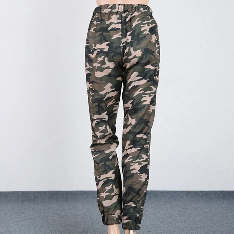 

Women Pants Ladies Trouser Plus Size Casual Fashion Stretch Camouflage Print