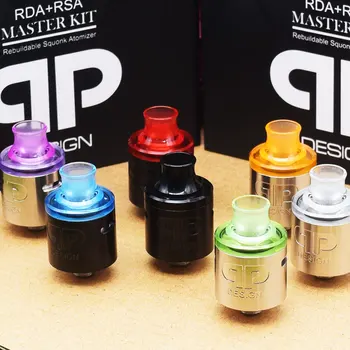 

QP Design Nio RDA 22mm rda Top airflow intake adjustable Single coil atomizer vs Dead rabbit rta rda vs le dripper rda rta