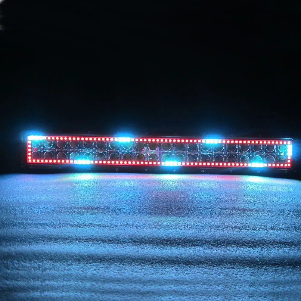 3" прямой 180 Вт RGB Halo светодиодный светильник, Bluetooth приложение для грузовика, автомобиля, внедорожника, экстерьера 4 колеса с 2 шт 12 Вт RGB противотуманные фары