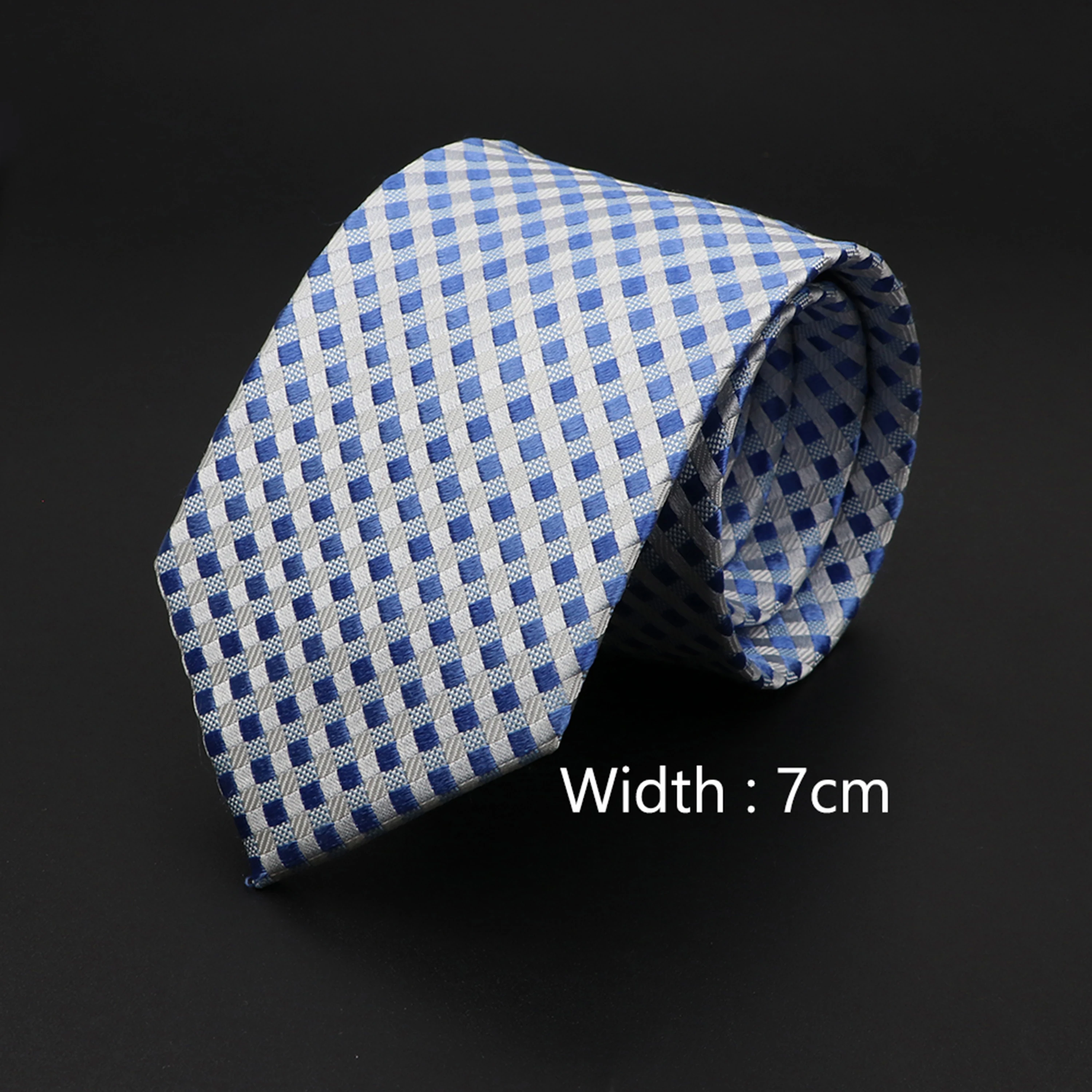 Neck Tie 100% Silk Tie Blue Pink Striped Plaid Necktie Mens Business Skinny Tie Tuxedo Suit Shirt Gift Daily Wear Accessory