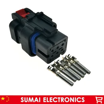 

AMP/TE 6 Pin Auto 776433-2 776531-2 Camshaft sensor plug,6P Oil pressure/atmospheric pressure sensor plug for Excavator Carter