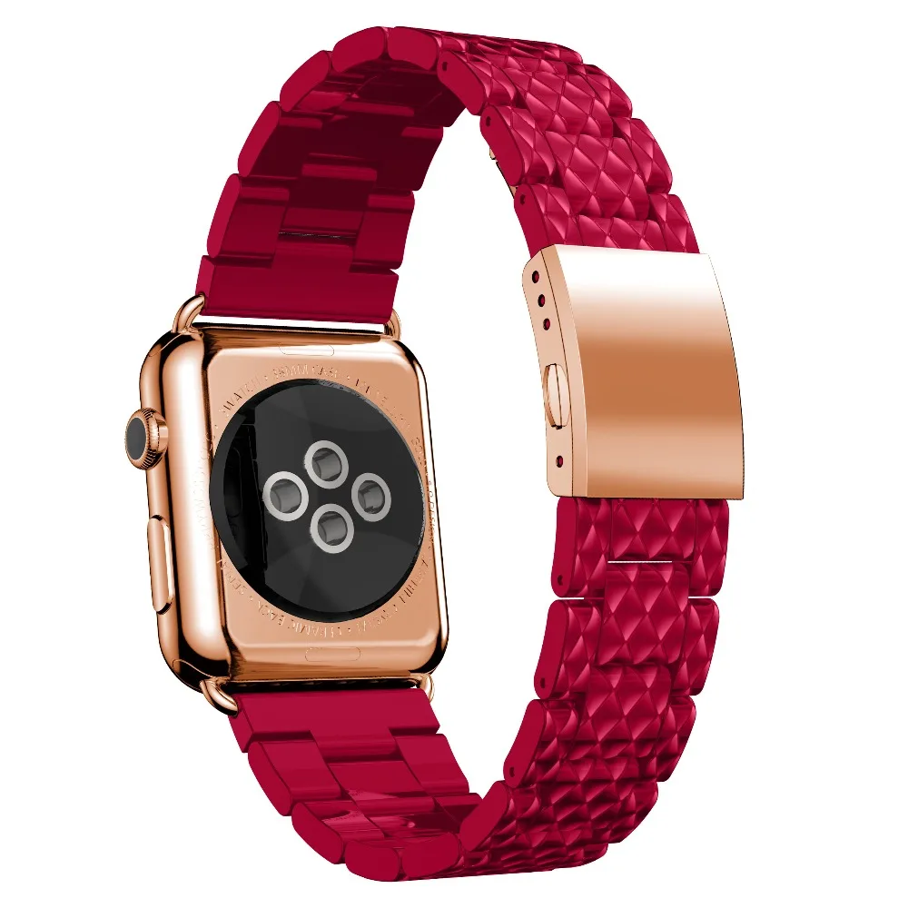 Резиновый ремешок для apple watch, ремешок 42 мм, 38 мм,/44 мм/40 мм, сопутствующий браслет, ремешок для наручных часов iWatch, версия 4/3/2 наручных часов iwatch полосы розово-красный сталь туфли с ремешком и пряжкой