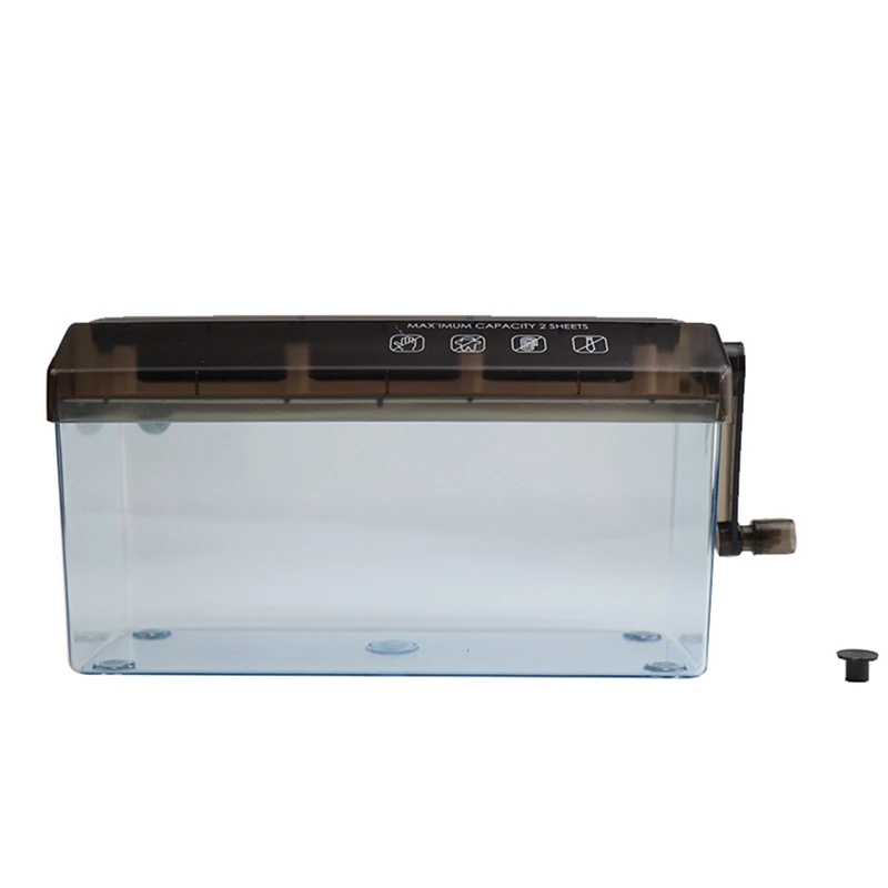 Mini A4 Shredder Paper Manual Hand Paper Shredder Document File Handmade Straight Cutting Machine For School Office Household