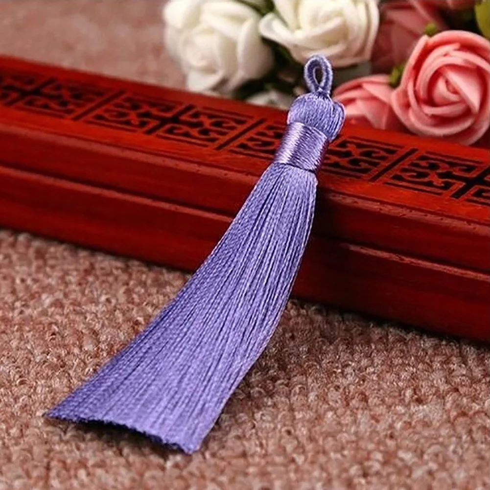 Hot Sale 5Pcs 80mm Long Tassel Fringe Charm Pendant DIY Craft Phone Bag Ornament Decor