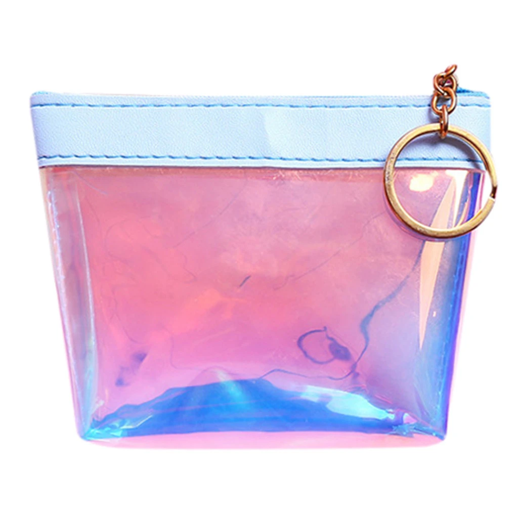 

New Lovely Coin Purse Money Short Style Lucency Jelly Plastic Pure Color Wallet Gifts Cards Ziper Cover Women Girl Ladies 812