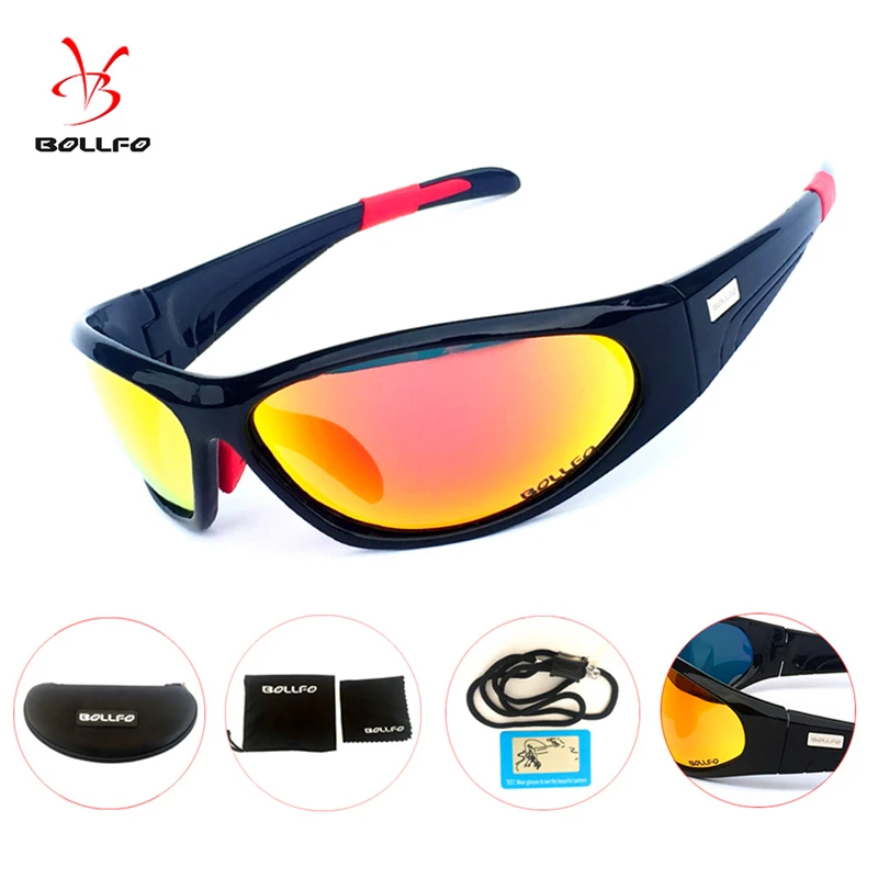 Polarized Full Frame Sports Sunglasses Bicycle Cycling Glasses Eyewear Goggles 