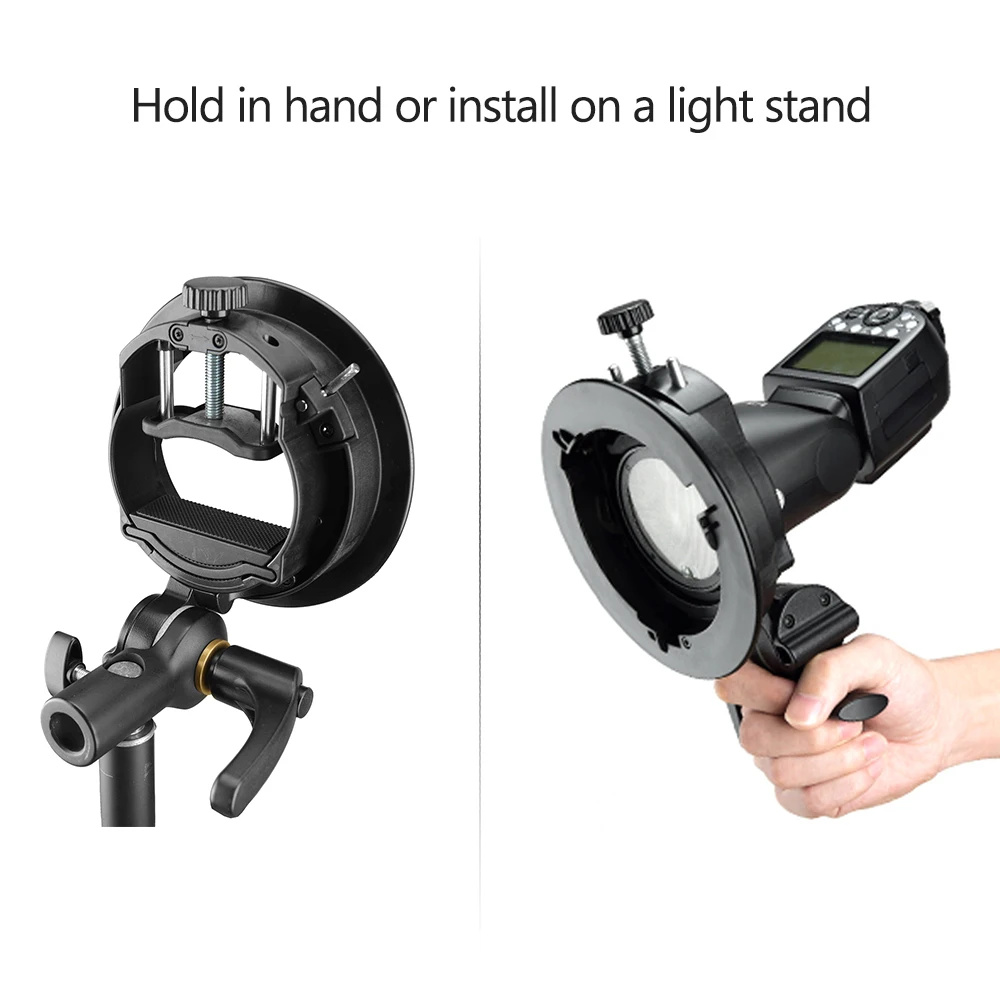 Godox S2 держатель вспышки s-типа портативный кронштейн Speedlite для Godox V1 V860II TT350 AD400Pro AD200Pro серии Аксессуары для вспышки