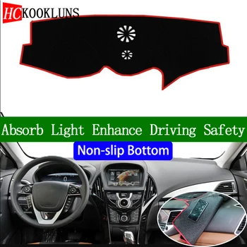 

For BYD QIN 2012 2013 2014 2015 2016 Non-slip Bottom Dashboard Cover Car Decals Car Stickers Interior Car Accessories