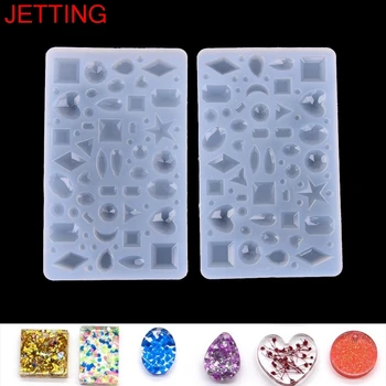 

new 1Pc Diamond Shape Silicone Mold Mould Resin Pendant Jewelry Making Mold DIY Craft Tool