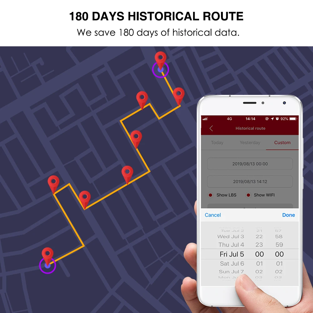 Gps трекер 4G LTE Cat M1/NB1 gps-локатор 7 лет в режиме ожидания, gps-трекер, дропшиппинг, сигнализация, загрузка данных, водонепроницаемый, Rastreador, gps
