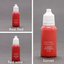 3 шт./компл. губ ресницы пигмента 15 мл Микро Пигмент Цвет татуировки 1/2 OZ Арт Набор тату-арт