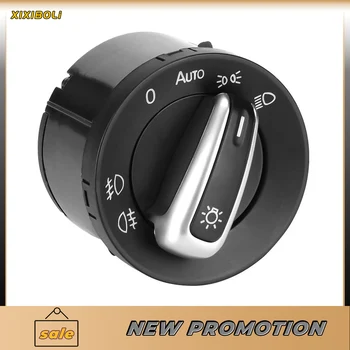 

Chrome Headlight Switch For VW Golf Jetta MK5 MK6 GTI Passat B6 B7 CC Touran Caddy Tiguan 5ND941531B 3C8941431A