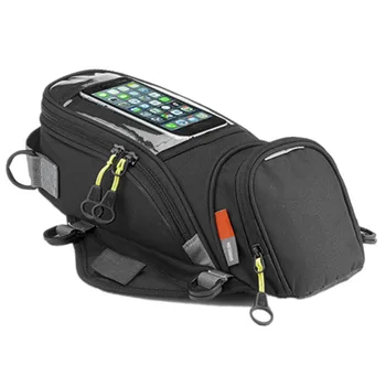 

Top Strong Magnetic Motorcycle Tank Bags Mobile Phone Navigation Motocross Multifuncti Oil Tank Bag Fixed Straps Shoulder Bag