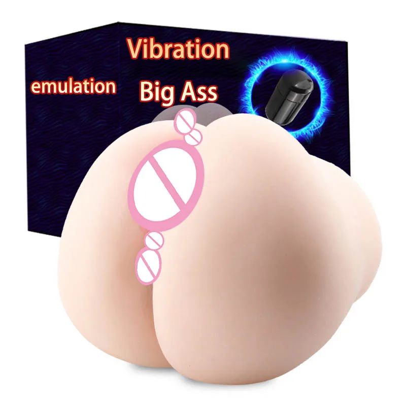 Искусственная 3D Вагина большая задница два канала анальный секс-игрушки мужской