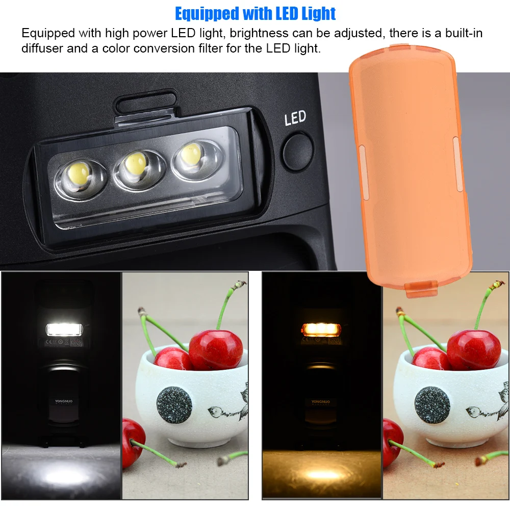 YONGNUO YN968EX-RT Беспроводная ttl Master Flash Speedlite со встроенным светодиодный светильник 1/8000s HSS для Canon 500D 40D 1000D 1200D
