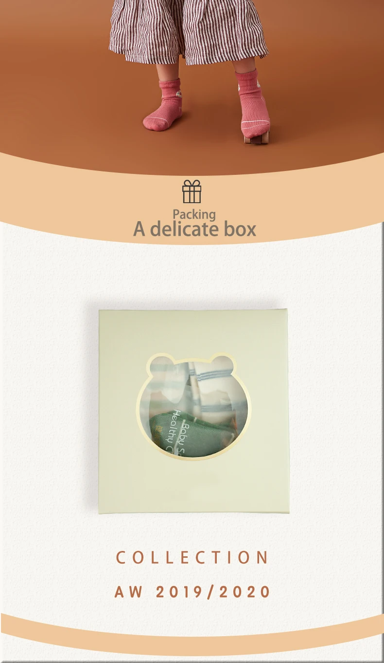 Niduo Bear/5 пар/лот; детские носки для девочек; теплые хлопковые носки для новорожденных мальчиков; одежда для малышей; аксессуары