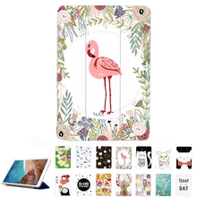 Чехол с принтом для samsung Galaxy Tab A 8,0 SM-T295 T290 T297 из искусственной кожи, умный чехол, 8,0 дюймов, прозрачные чехлы для планшетов