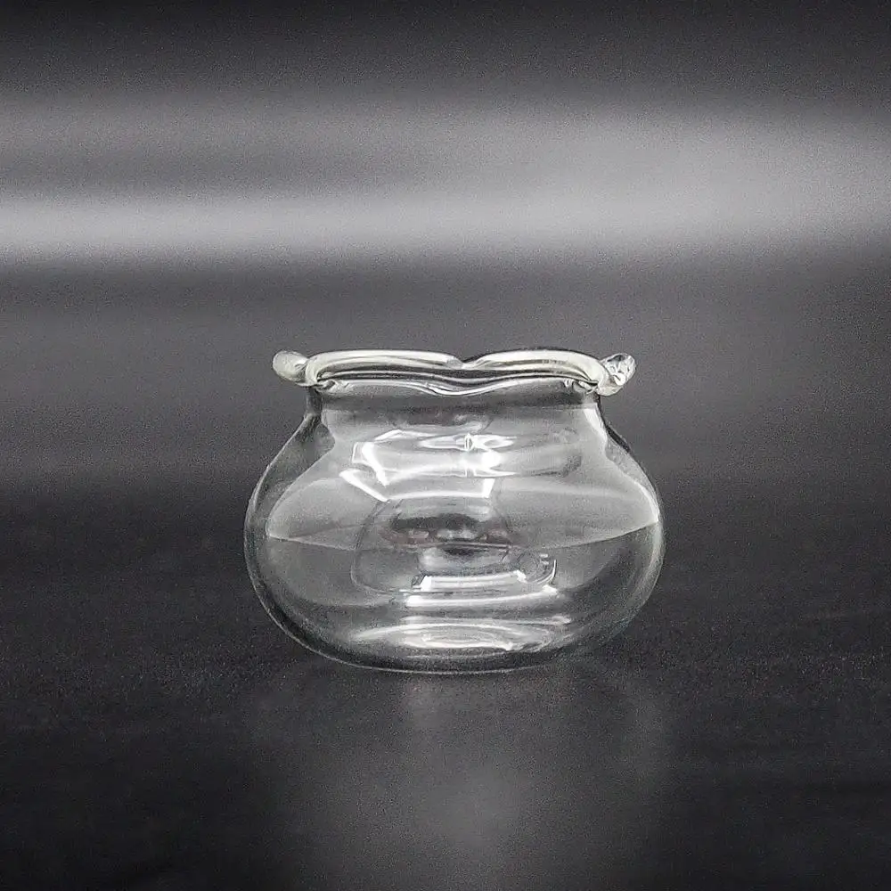 Odoria 1:12 миниатюрные стеклянные круглые рыбки чаша кукольный домик украшения Аксессуары