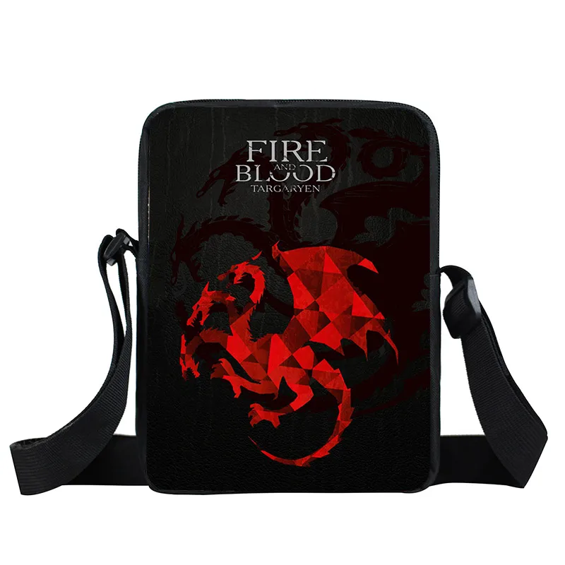 Valar Morghulis сумка-мессенджер ночные часы мини сумка на плечо женские сумки Мужские Игры престолов детские школьные сумки детские сумки - Цвет: XKB-QLDYX41