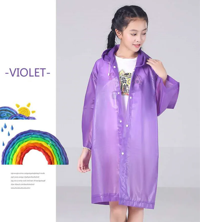 1 Item Cute Dinosaur Polyester Baby Raincoat Outdoor Waterproof Rain Coat Children Impermeable Poncho Boy Girl Rain Jacket Gift