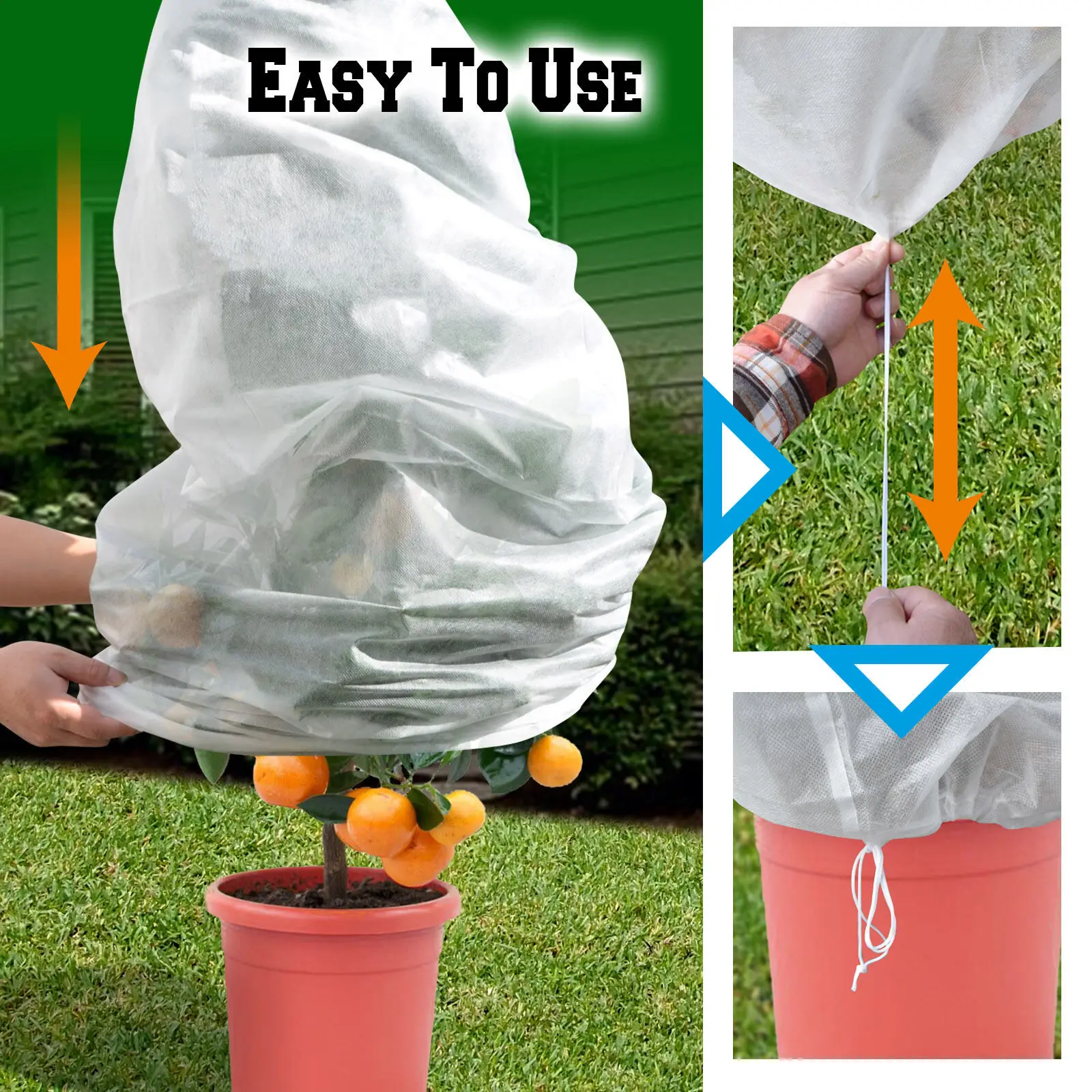 Plant Cover Winter Warm Cover Tree Shrub Plant Protecting Bag Frost Protection Yard Garden Plants Small Tree Against Cold plant protection bag