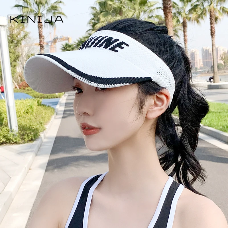 Бейсболка летняя женская пустая вязаная кепка с большими полями и козырьком