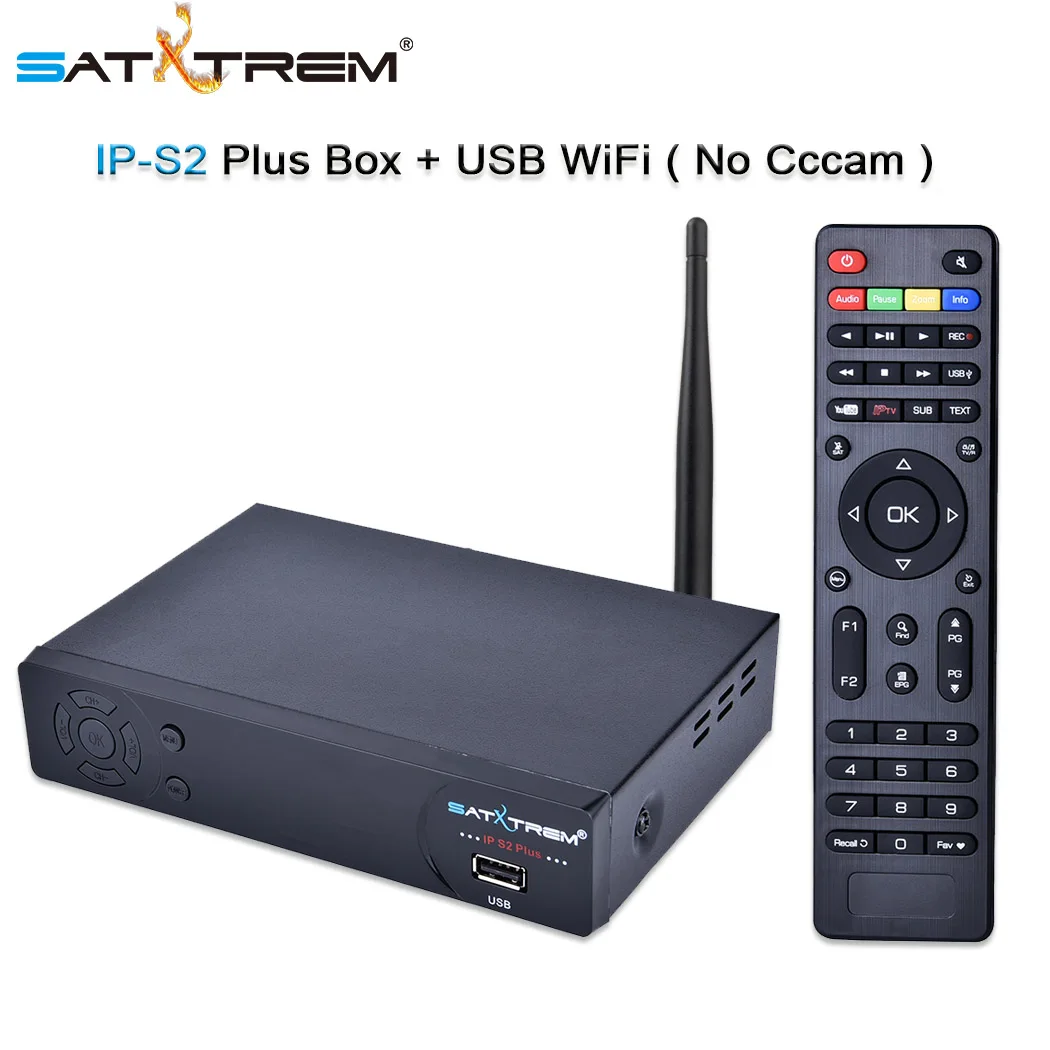with MT7601 wifi satxtrem ips2 iptv спутниковый ресиверwith usb wifi oscam cccam receptor azamerica телевизор ресивер тв тюнер скалер универсальный Приставка для цифрового ТВ для России - Цвет: with MT7601 wifi