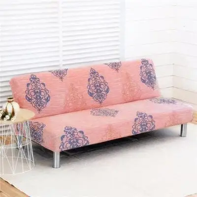All-inclusive Folding Sofa Bed Cover Tight Wrap Sofa Towel No armrests Tight Wrap Sofa Cover loveseat for Living Room