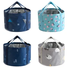 Водонепроницаемый складной Бассейн Портативный складной умывальник с дорожная сумка для переноски герметичный легкий Умывальник для мытья ног