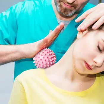 

PVC Massage Ball Portable Hedgehog Sensory Training Physiotherapy Grip Ball Fitness Exercise Sports Equipment