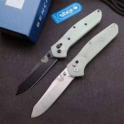 Bench made – couteau pliant de poche 940, G10, manche en plein air, Camping, sécurité, défense, militaire, sac à dos Portable, outils EDC, nouveau 