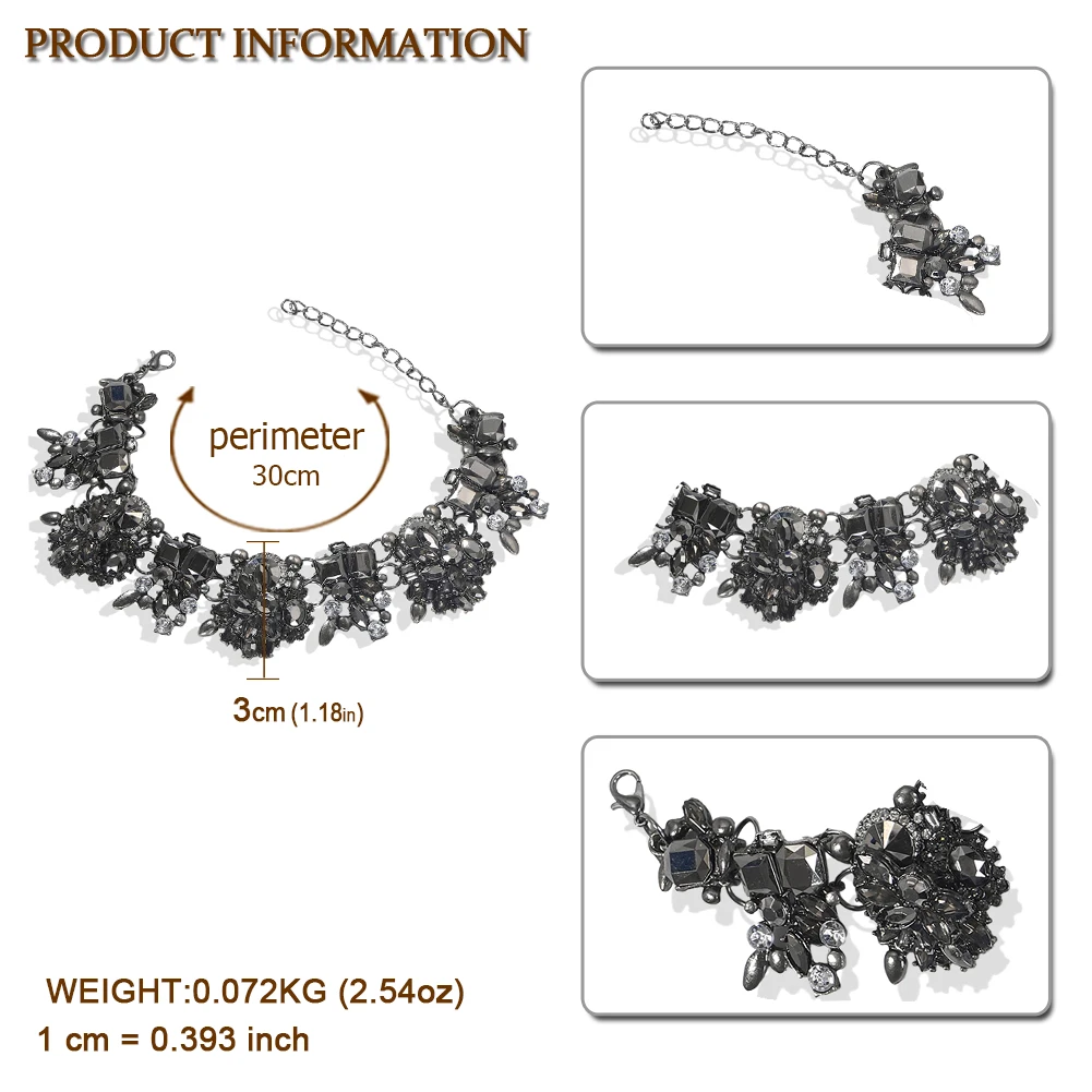 Лучшие женские модные разноцветные хрустальные браслеты для женщин Boho