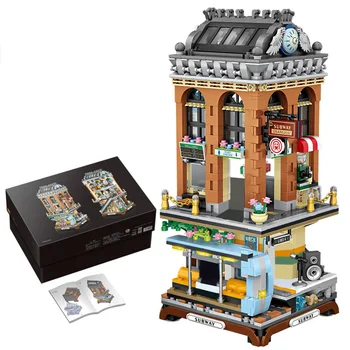 

1753Pcs Subway Station Bricks Mini Particle DIY Building Blocks Stem Toy Kit(Not Compatible With Small Particle Bricks)For Child