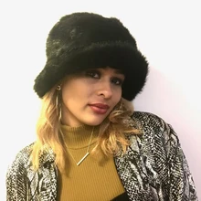 Зимняя шапка унисекс из искусственного меха в Корейском стиле; модная женская мягкая теплая шапка для рыбалки в стиле Харадзюку; Уличная Хип-Хоп Мужская Выходная шляпа для мальчиков