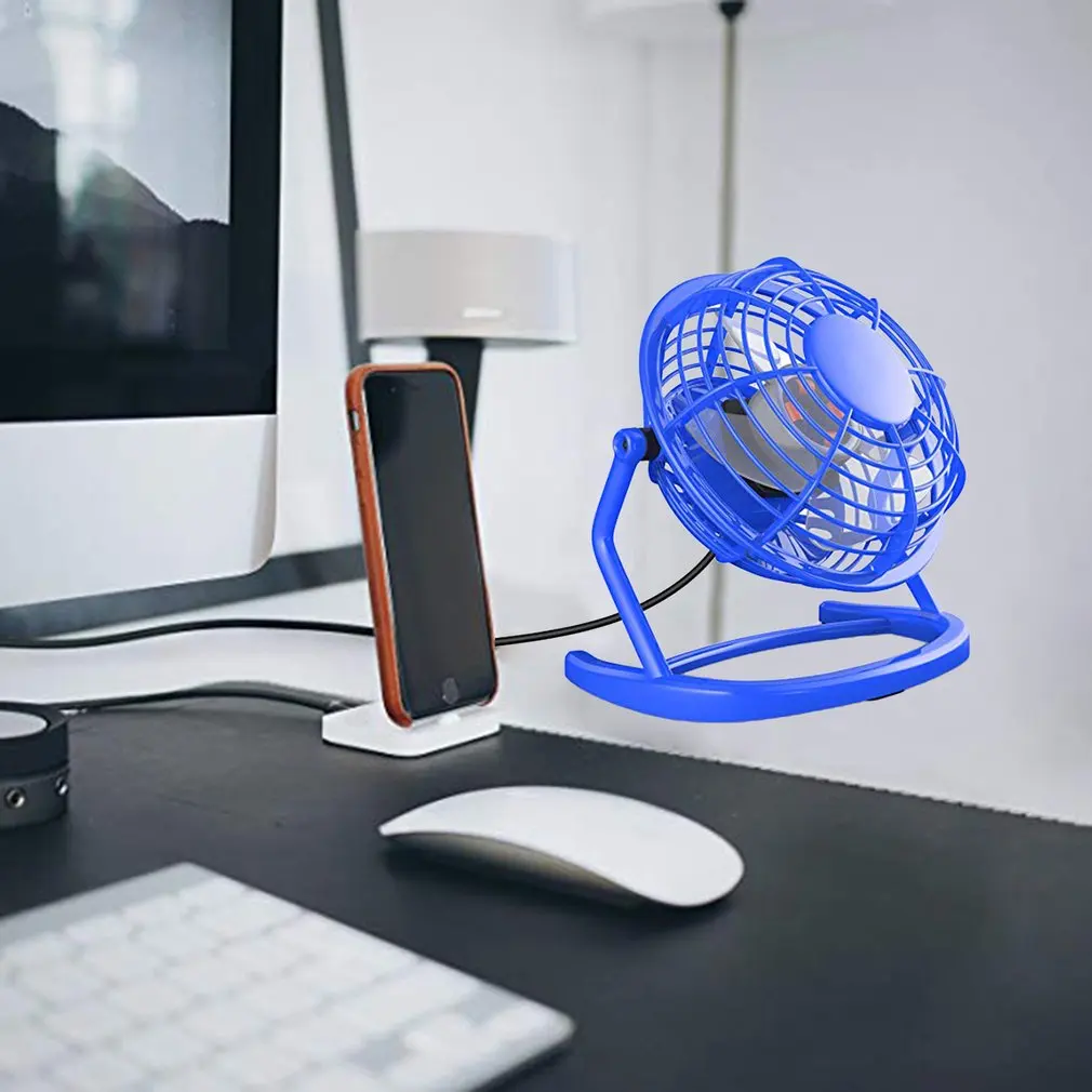 1 шт. Usb вентилятор мини портативный маленький вентилятор Настольный маленький вентилятор креативный вентилятор для общежития бесшумный вентилятор 4 дюйма